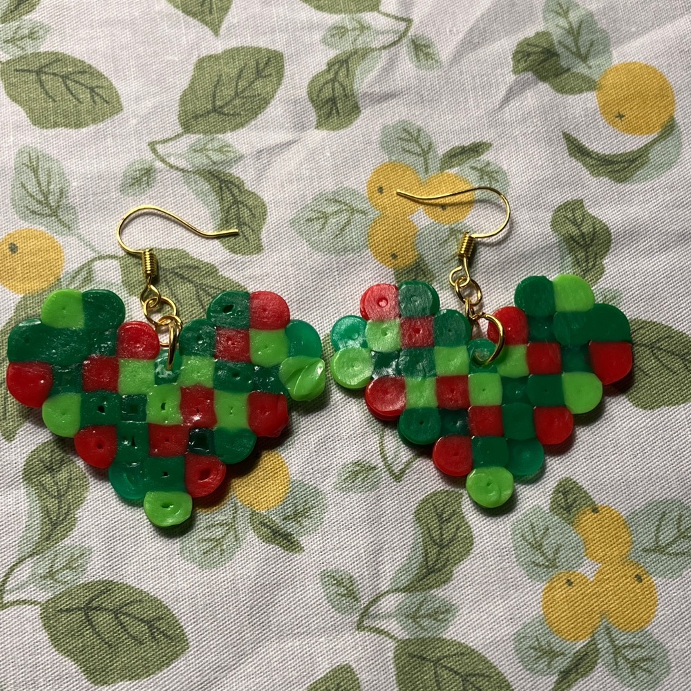 Colorful Heart Earrings